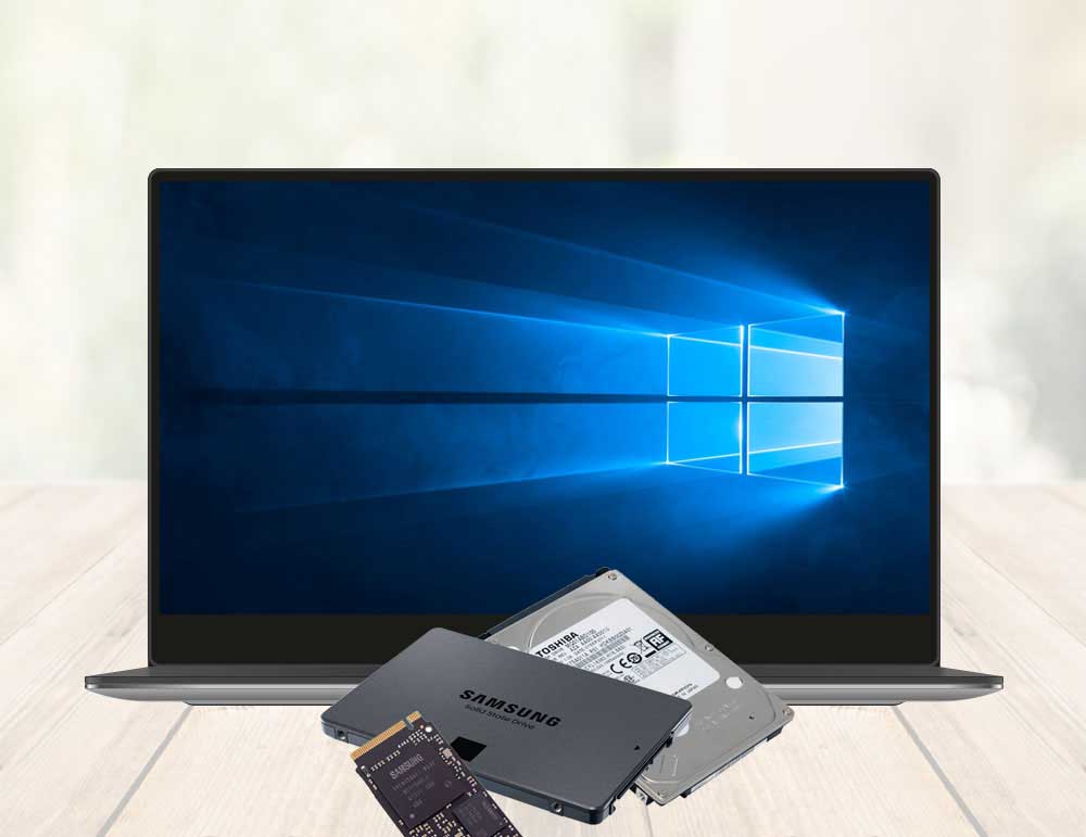 Замена жесткого диска SSD HDD на ноутбуке